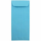 JAM Paper #10 Policy Envelopes, 4 1/8 x 9.5, Brite Hue Blue Recycled, 100 Pack (15880g)-Blue