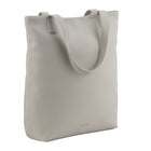 Gry Mattr Vegan Zipper Tote Bag - Putty-Top metal zipper closure