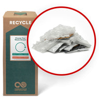 TerraCycle Shipping Materials - Zero Waste Box - Large-Recycle any empty plastic shipping material used for packing and transport materials including: bubble roll, Deflated Air Cushions, Plastic Tape Dispensers, Siliconized Paper Label Backing, Packing Foam, Siliconized Pet Label Backing, Stretch Wrap.