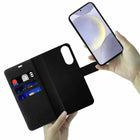 Blu Element Folio 2-in-1 Case for Galaxy S25 Edge - Black-Recyclable packaging
