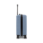 Swiss Mobility YVR 21.5" Hardside Carry-on Luggage - Stormy Blue-Lined interior with dividing panel, practical pockets, and tightening straps to keep content organized and in place