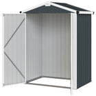 Outsunny Outdoor Storage Shed with Lockable Wide Doors - 4.4' x 3' - Dark Grey-Access large items easily with the wide 42.9" double doors
