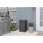 Suncast Wicker Trash Hideaway - Cyberspace-Uses 30 to 33 gallon trash bags.