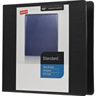 Staples Standard View Binder with D-Rings - 1/2" - Black-Ring resists gapping for smooth page turning
