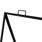 Futech Aframe013 Metal A-Frame Sidewalk Sign Holder, 24"W x 36"H insert size-Sign Board Recommended Thickness: 
No more than 6mm