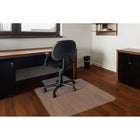 Mount-It! Hard Floor Chair Mat with Lip - 35.5" x 47" - Clear Vinyl-8