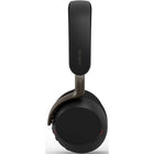 Jabra Evolve3 75 MS USB-C - Black-The headset features a sleek black finish paired with an ultralight 180‑gram on‑ear design that allows comfortable, all‑day wear without a boom microphone