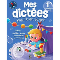 Caractère My Dictations for Writing Well for 1st Grade - French-Also Includes A Detailed And Detachable Answer Key Sheet