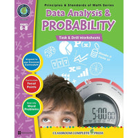 eBook: Data Analysis & Probability - Task & Drill Sheets (PDF version - 1-User Download) - ISBN 978-1-55319-548-1 - Grade 6 - 8-You will receive two emails: one confirming your entire order, and one with a "Download Software" buttonYou can download immediately or return to your email to download later