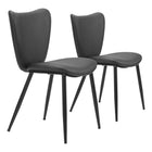 Zuo Prestige Dining Chair - Black - Set of 2-Assembly required