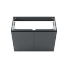 Modway Bryn 36" Wall-Mount Bathroom Vanity - Grey-7