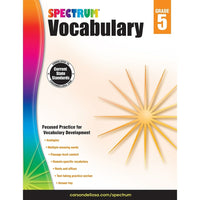 eBook: Spectrum 704612-EB Spectrum Vocabulary - Grade 5-You will receive two emails: one confirming your entire order, and one with a "Download Software" buttonYou can download immediately or return to your email to download later