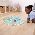 Melissa & Doug Round the Shore Tracks Cardboard Jigsaw Floor Puzzle With Wind-Up Vehicles - 48 Pieces-Makes a great gift for boys and girls, ages 4 to 6, for hands-on, screen-free play, product made with FSC-certified materials that support responsible forestry, applies to new inventory only (FSC C156584)