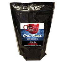 East Coast Coffee Gale Force Ground Dark Roast Intense Coffee Bag - 1Lb-1Lb Bag of grounds