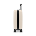 Bugatti Bordeaux Hardside Carry-On Luggage - 21.5" - Beige-Lined interior with dividing panel, practical pockets, and tightening straps to keep content organized and in place
