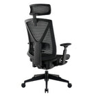 TygerClaw High Back Mesh Office Chair with Retractable Footrest-The flexible mesh material promotes air circulation to keep you cool and comfortable all day