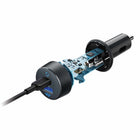 Anker PowerDrive PD 2 35W 2-Port USB-A/USB-C Car Charger with USB-C Cable - Black-Instantly locate your charger, even while driving at night