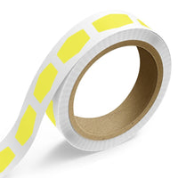 JAM Paper Standard Label Rolls - Marquis Shaped - 1 7/8 x 3 15/32 - Neon Yellow - 125 Labels/Roll-Colour: Neon Yellow | Make your mail stand out with colourful shipping address labels.