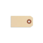Merangue Shipping Tags, 2 3/4" x 1 3/8", 1000 Pack-Manilla shipping tags with reinforced hole for strength and durability.