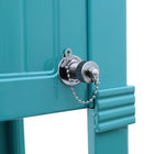 Permasteel 80 Quart Furniture Style Patio Cooler - Teal-Bottom Shelf 