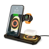 HyperGear PowerFold X-Ray 4-in-1 Foldable Wireless Charging Stand-Charge 4 devices at once