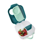b.box Mini Lunchbox - Emerald Forest-Carry handle and easy-open grip clip encourage independence