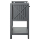 Modway Steam 23" Bathroom Vanity Cabinet - Grey-8