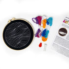 Art 101 Embroidery Art Kit-Includes enough thread - and a little extra - to cover each project