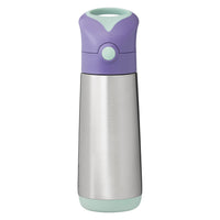 b.box - Insulated Drink Bottle - 500ml - Lilac Pop-Triple-layer insulation keeps drinks cold up to 8h or warm up to 6h