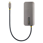 Startech USB C Multiport Adapter 4K 60Hz HDMI Video - 3 Port 5Gbps USB-A Hub - 100W USB Power Delivery Pass-Connectivity tools: Provided with the portable all-in-one USB Type C docking station adapter, the application improves performance and security, featuring USB Event Monitoring & Windows Layout utilities