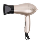 Aria Mini Blowdryer - Brushed Gold -Negative Ion Technology: Reduces frizz and eliminates static while speeding up drying time for a smooth and shiny finish