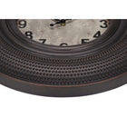 Monarch Specialties Clocks 20" Round Wall Clock - Antique Brown-No assembly required, simply insert 1XAA battery (not included) for an instant wall transformation