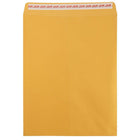 Jam Paper Open End Catalog Recycled Envelopes with Peel and Seal Closure - 12" H x 15 1/2" W - Brown Kraft - 100 Pack-Color: Brown Kraft Manila