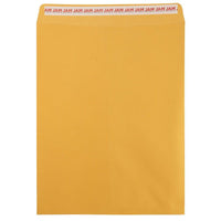 Jam Paper Open End Catalog Recycled Envelopes with Peel and Seal Closure - 12" H x 15 1/2" W - Brown Kraft - 100 Pack-Color: Brown Kraft Manila