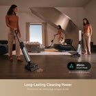 Mova X4 Pro Wet Dry Vacuum- Black-180° Lay-flat for Cleaning Every Hidden Corners: With its 180° lie-flat reach technology and 60° swivel capability, the X4 Pro effortlessly removes dust and dirt in hard-to-reach areas and cleans seamlessly along walls and baseboards for even better corner cleaning.