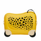 Samsonite Dream Rider Ride-On Kids Hardside Carry-on Luggage - Cheetah-Dimensions: 19.7" W x 14.5" H x 8.3" D (with wheels), 19.7" W x 13" H x 8.3" D (without wheels) 