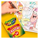 Crayola Crayons, 24 Count-Crayola is a must-have on any back to school list. Our colourful supplies are ideal for group projects, crafts and homework time
