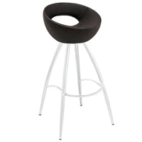 Modway Persist Bar Stool - Brown-Fits most bars and countertops