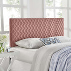 Modway Angela Performance Velvet King Headboard - Dusty Rose-King/California King Headboard
