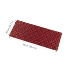 ONEofZERO Large Premium Mouse Pad - Labyrinth Crimson-Smooth Cloth Top: Smooth surface for effortless gliding and compatibility with all mice