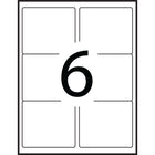 Avery Waterproof Labels - 3.33" x 4" - 300 Pack-Permanent adhesive