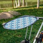 Qaba 6-in-1 Kids Tricycle with Removable Handlebar and Canopy - Blue-Robust EVA wheels provide a smooth and quiet ride 
