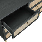 Modway Chaucer 6-Drawer Compact Dresser - Black-Assembly Required