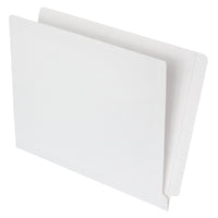 Pendaflex End Tab Ivory Folders with Reinforced Tab - Letter Size - 100 Pack-Extra strong two-ply tab provides superior durability for busy filing systems