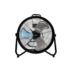 Royal Sovereign 20" High Velocity Wall Mount/Floor Fan-20” High Velocity Dual Function Industrial Floor & Wall Mount Drum Fan