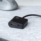BlueDiamond USB-C to HDMI Converter + 100 W Power Delivery-Overall Dimensions: 1.5" L x 1.2" W x 0.5" H
