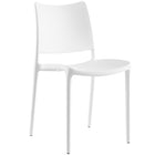 Modway Hipster Dining Side Chair - White-Modern dining side chair