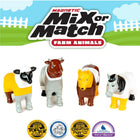 Popular Playthings Magnetic Mix or Match Farm Animals-Action figures you make: Have your own zoo or create your own farm with this cool magnetic toy set. Includes 16 pieces (sheep, dog, cow, horse) to create dozens of possibilities!