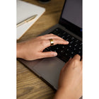 Ultrahuman Ring Air - Size 07 - Bionic Gold-Ultrahuman Ring provides detailed insights into all your sleep stages — REM, Deep Sleep, Light Sleep and Wakefulness, along with actionable steps and nudges to improve sleep so you're ready for the day. It also tracks sleep debt, helping you understand your overall sleep quality and identify areas for improvement. Optimize your rest and recovery with accurate, personalized sleep insights.