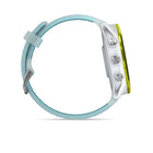 Garmin Forerunner 570 Smartwatch - 47mm - Amp Yellow Aluminum with Translucent Whitestone/Turquoise Band-SLEEP COACH - Get a sleep score and personalized coaching for how much sleep you need. Track sleep stages, and get insights to improve sleep quality.